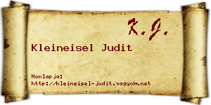 Kleineisel Judit névjegykártya